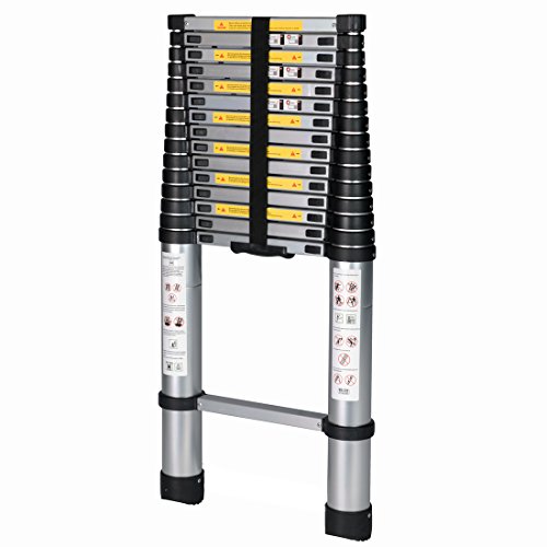 Good Life 15.5FT EN131 Aluminum Telescoping Ladder