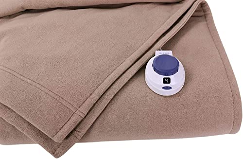 SoftHeat by Perfect Fit Luxury Fleece Electric Heated Blanket