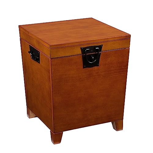 Southern Enterprises Pyramid Storage Trunk End Table