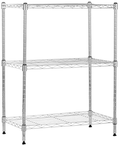 AmazonBasics 3-Shelf Shelving Unit