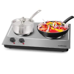 Cusimax Hot Plate Electric Burner Double Burner